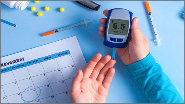 إجراء قياس نسبة السكر في الدم