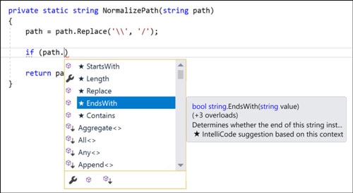 برنامج (Visual Studio IntelliCode)