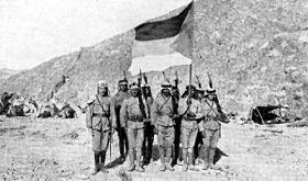 جنود في الجيش العربي خلال الثورة العربية