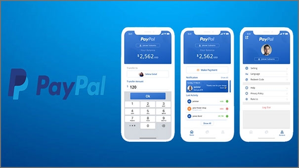 طريقة الدفع  PayPal