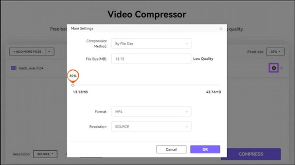 كيفية ضغط ملف فيديو على ويندوز 11 عبر الإنترنت باستخدام Media.io
