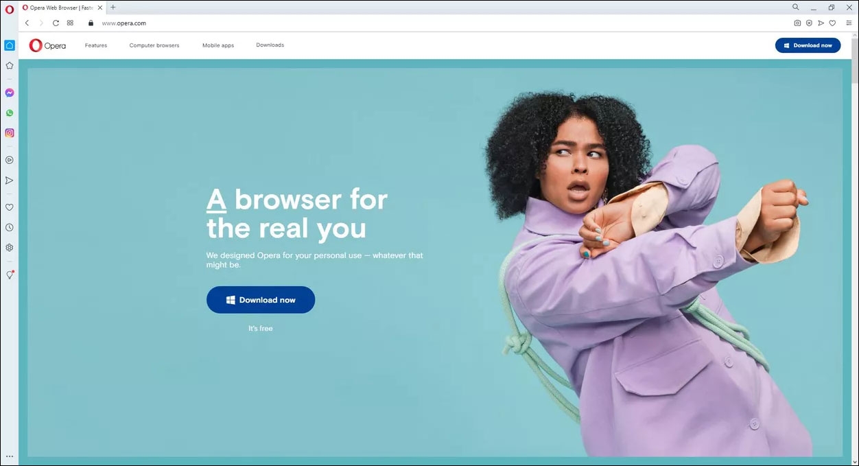 أكثر متصفحات الويب تنوعاً، متصفح أوبرا (Opera)