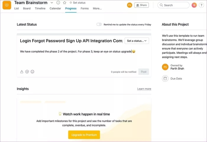 برنامج أسانا لإدارة المشاريع برنامج أسانا لإدارة المشاريع