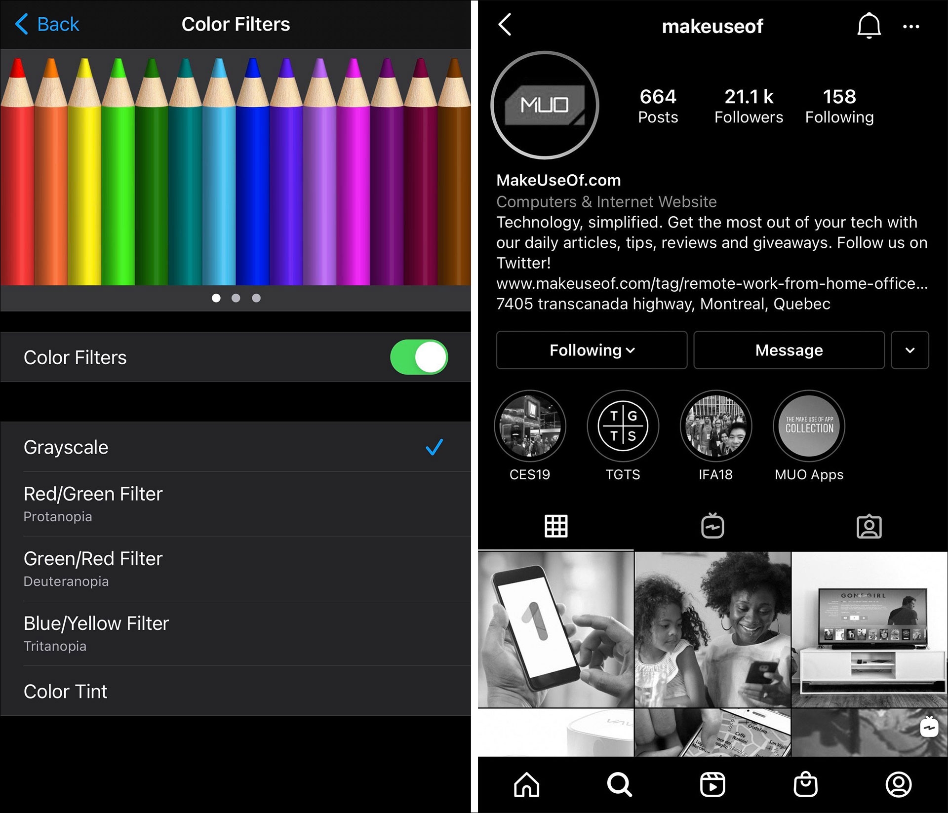 فلاتر الألوان (Color Filters)