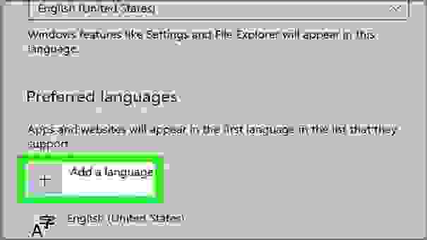 Add a language