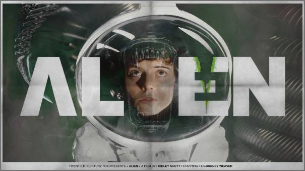 The official photo for the movie Alien