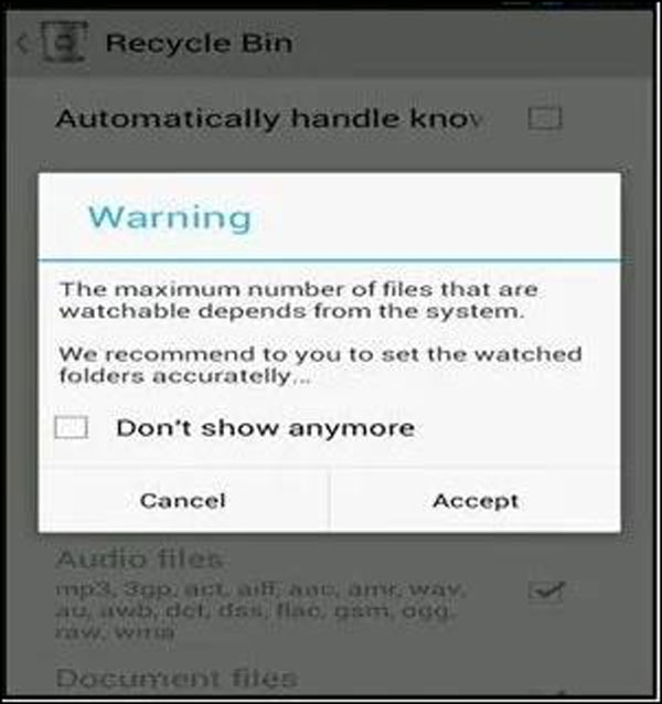 Android Data Recycle Bin
