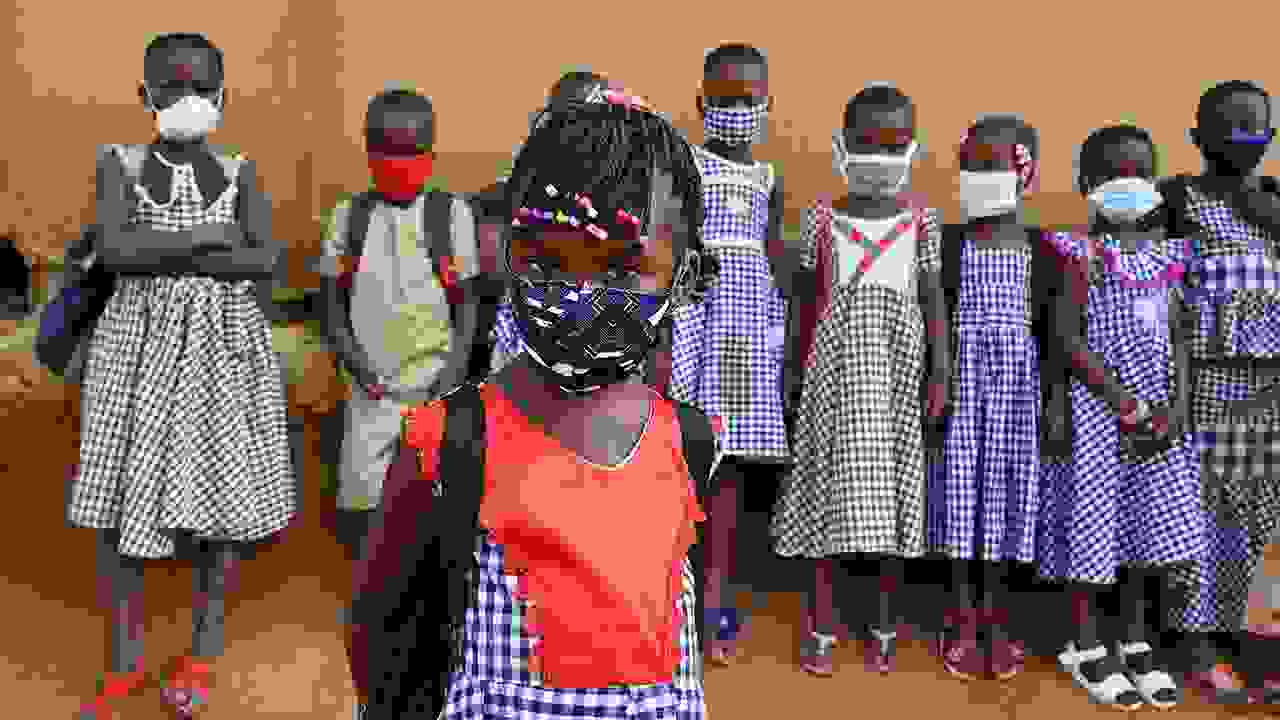 كان الأطفال جاهزين عندما أعيد فتح المدرسة في أبيدجان ، ساحل العاج ، في مايو