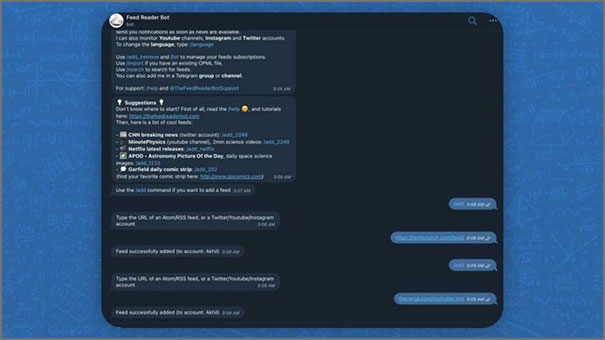 Feed Reader Bot Feed Reader Bot