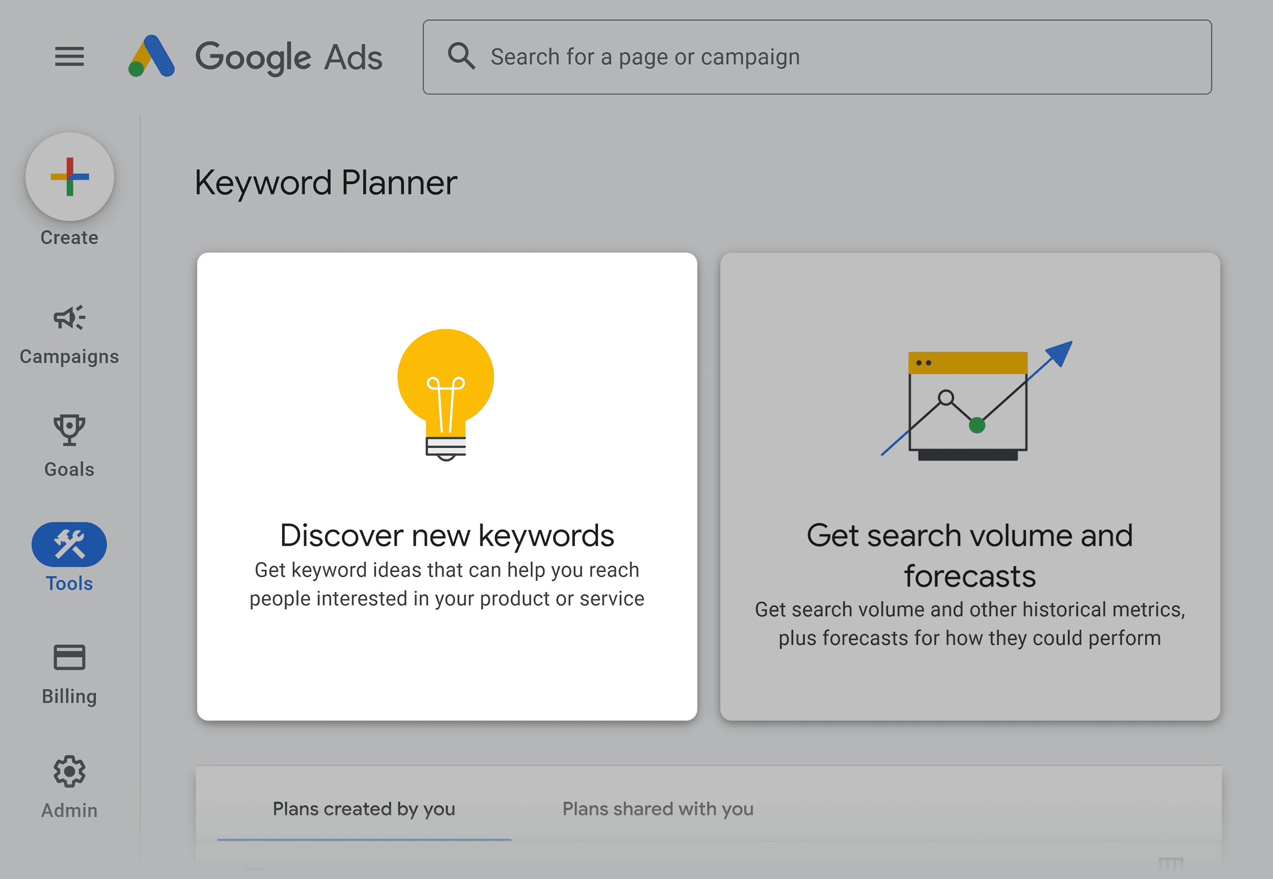 Google Keyword Planner