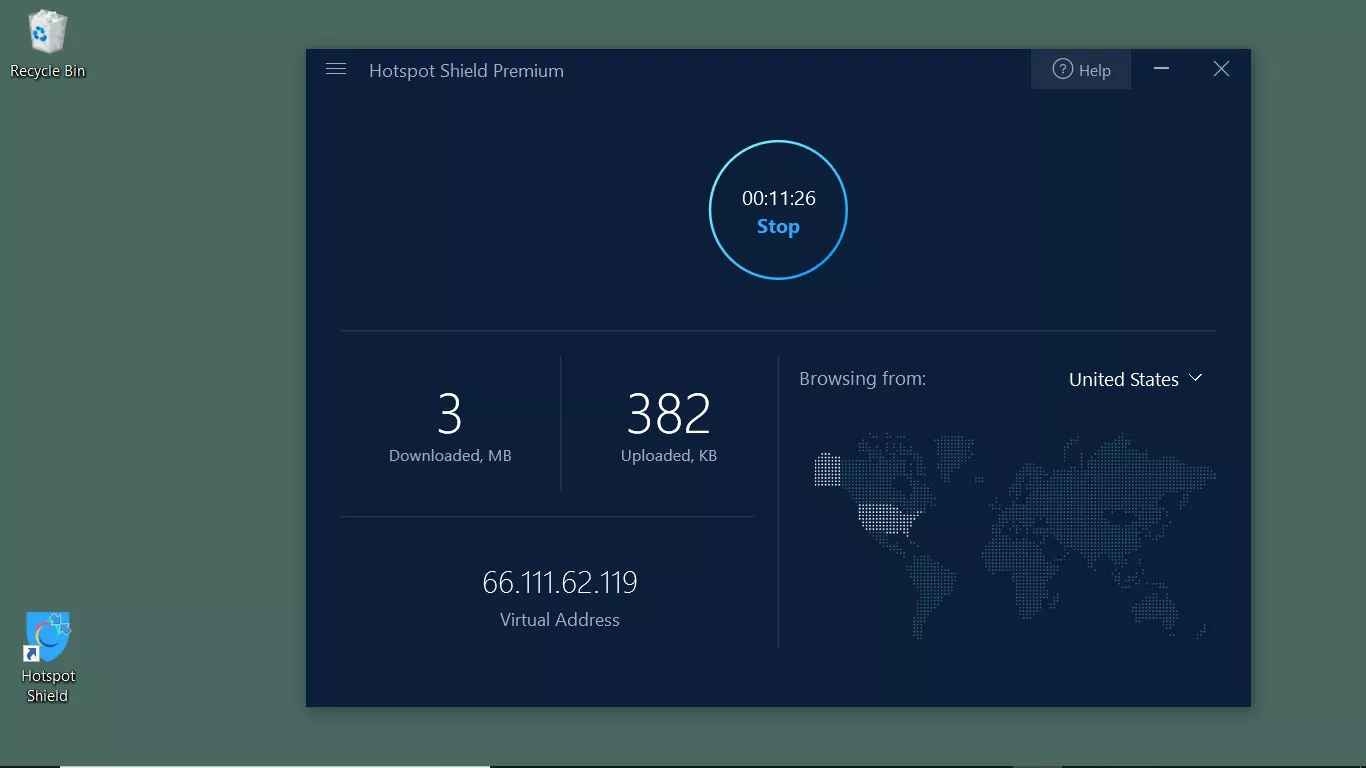 أداء برنامج هوت سبوت شيلد، سرعة جيدة مع بعض مشكلات الاتصال