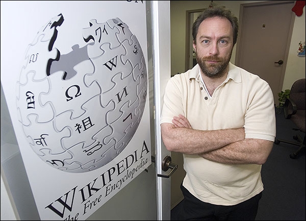 الحياة العملية لجيمي ويلز وتأسيس ويكيبيديا