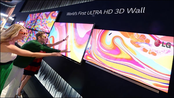 شاشات إل جي LG Ultra HD 3D Wall