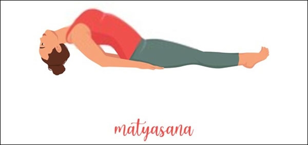 وضعية السمكة (Matsyasana) وضعية السمكة (Matsyasana)