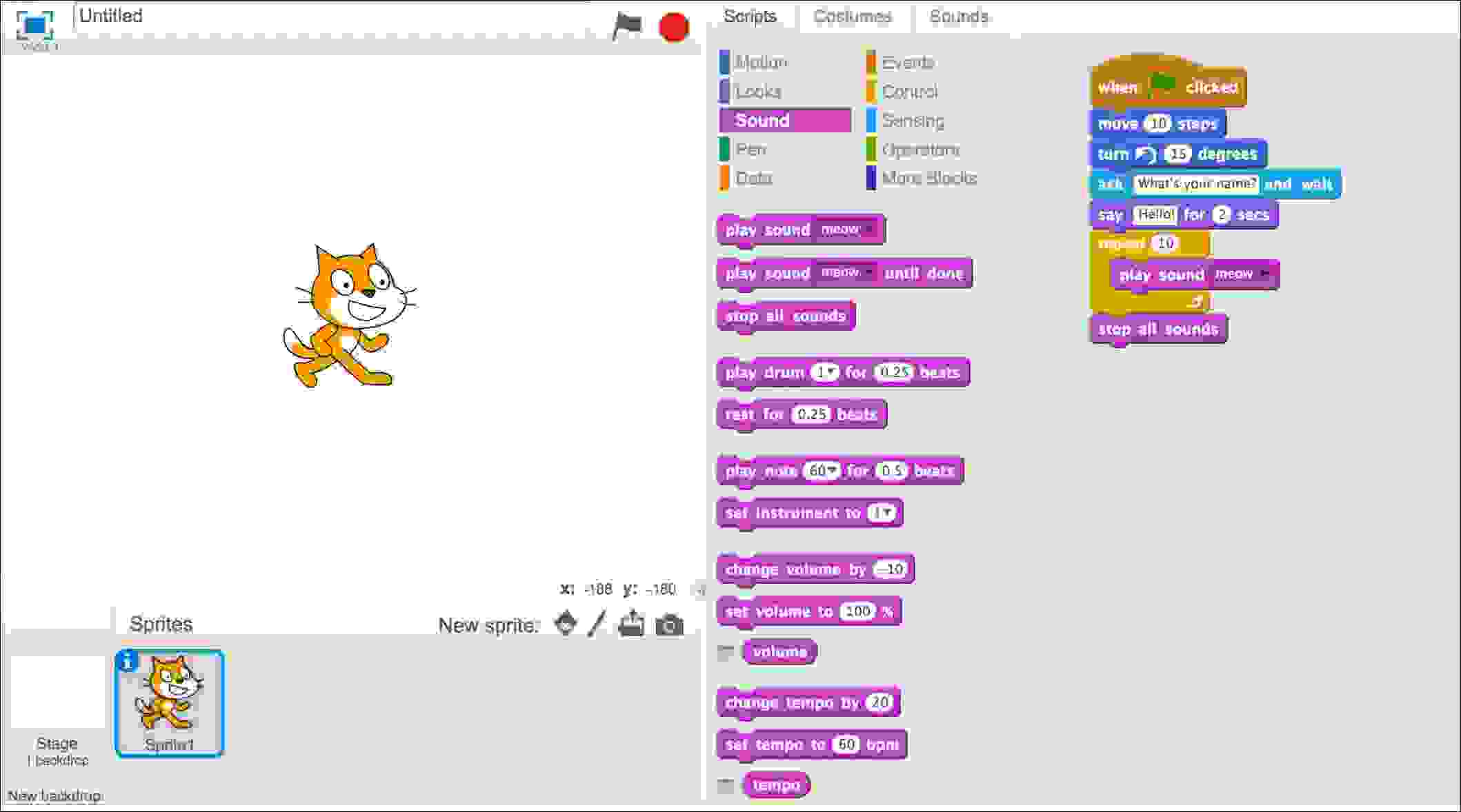 لغة البرمجة الصديقة للأطفال سكراتش Scratch