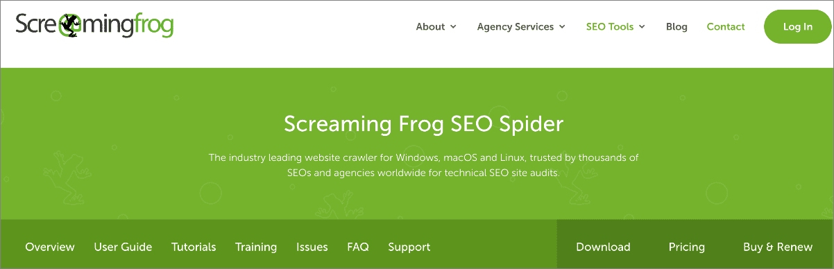 Screaming Frog (SEO) Spider