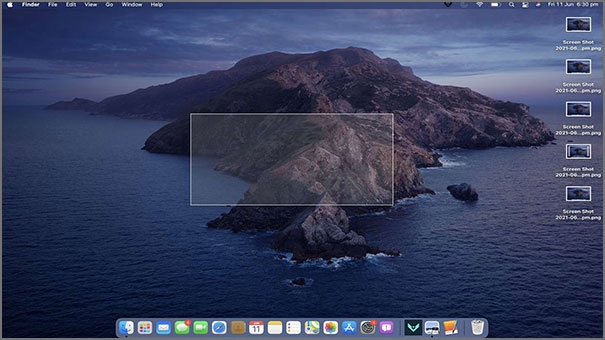 Screenshot in Mac