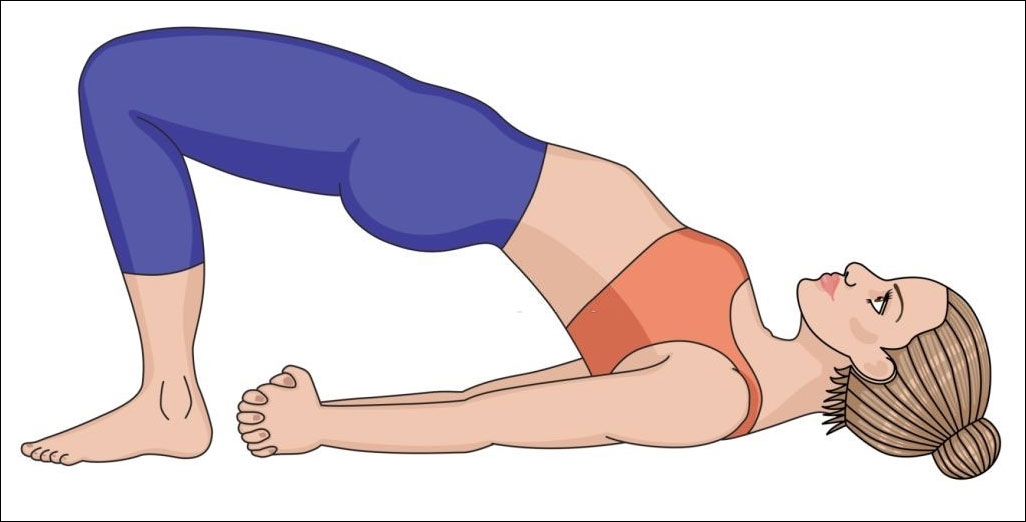 وضعية الجسر (Setu Bandha Sarvangasana)