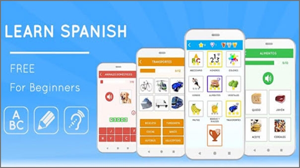 Spanish learning application for beginners