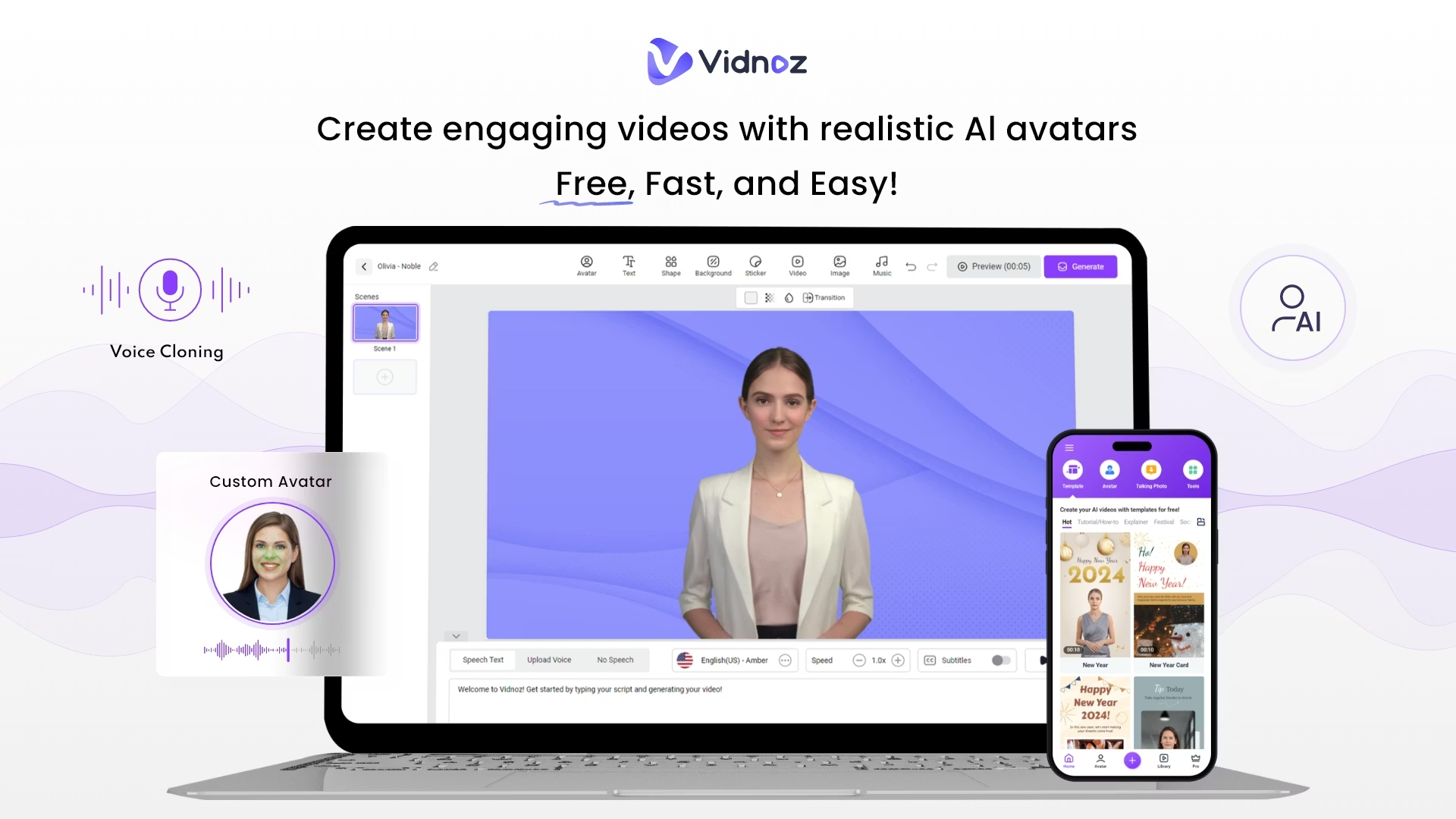 Vidnoz AI Text to Image