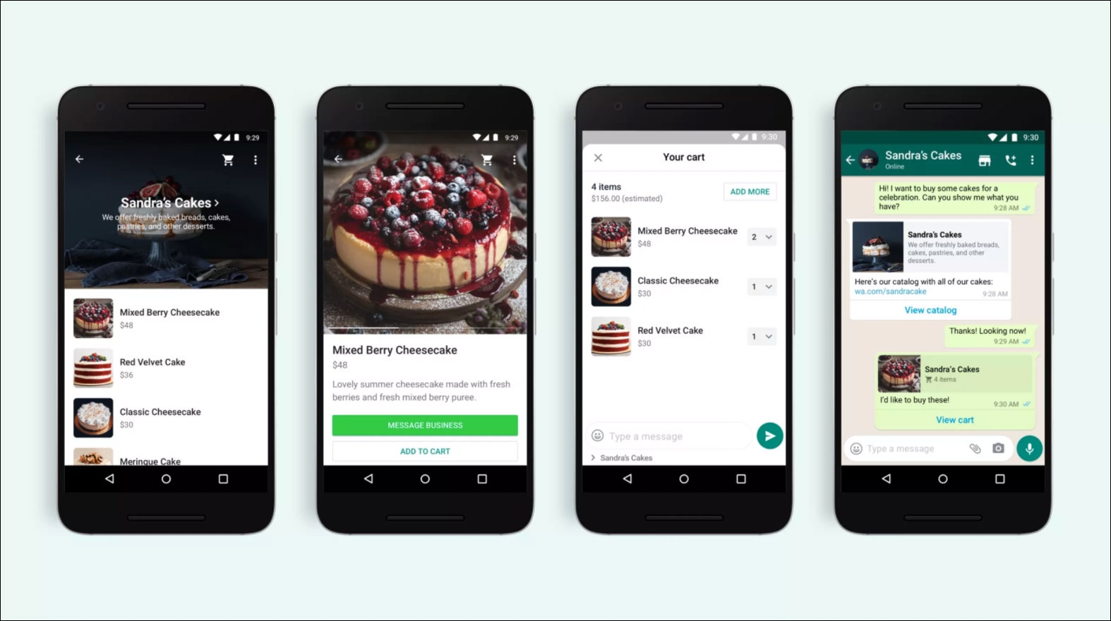 واتساب للأعمال، والشراء منه