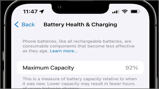 battery health