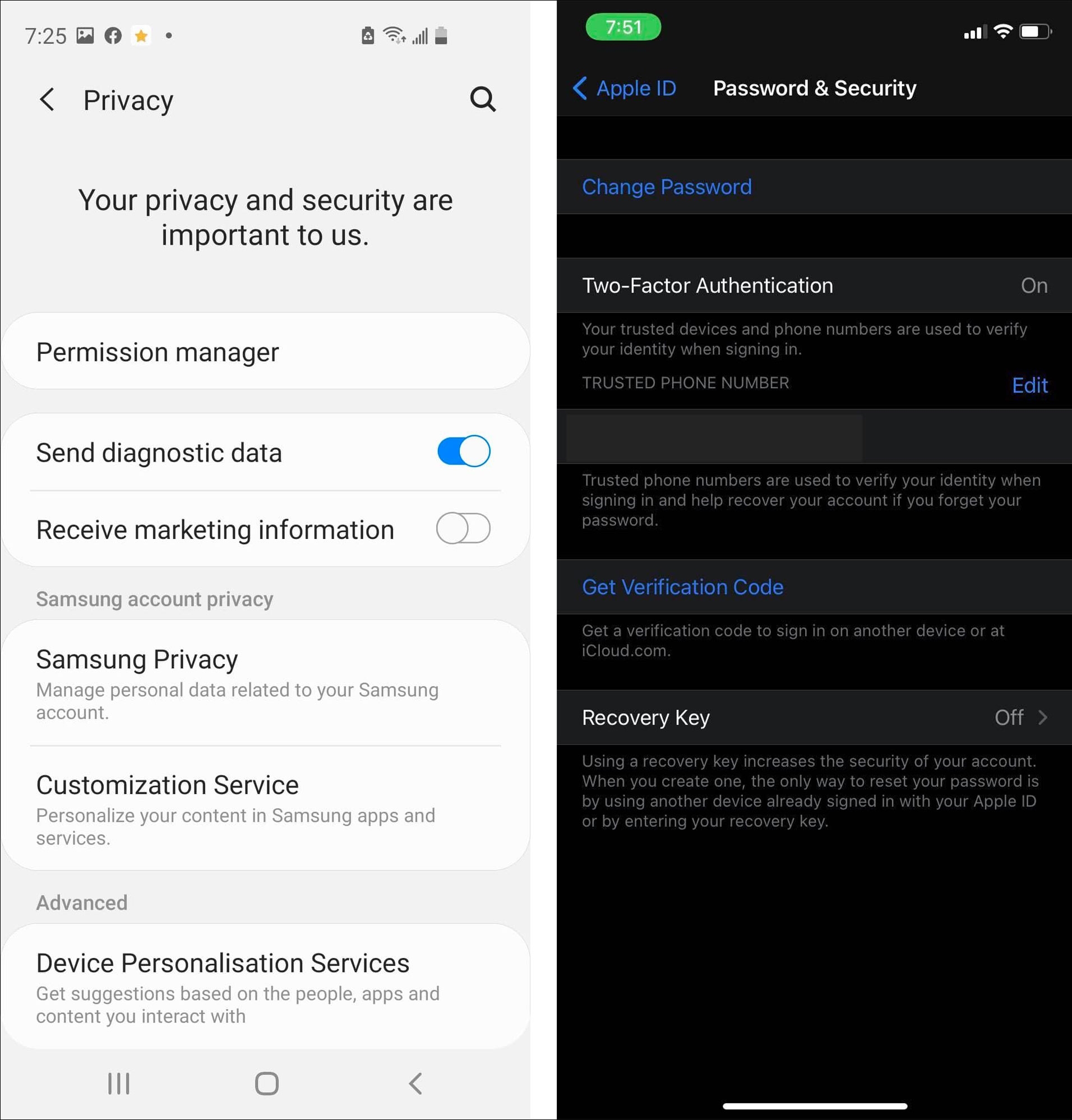 ميزات الأمان في أي أو إس (iOS) مقابل ميزات الأمان في أندرويد (Android)
