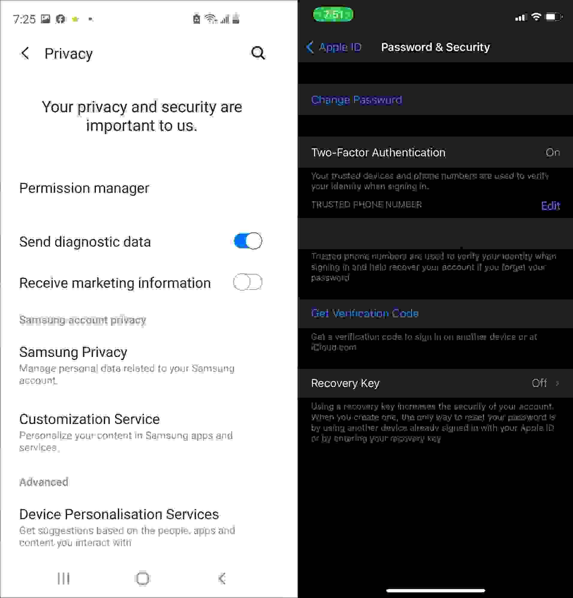 ميزات الأمان في أي أو إس (iOS) مقابل ميزات الأمان في أندرويد (Android)