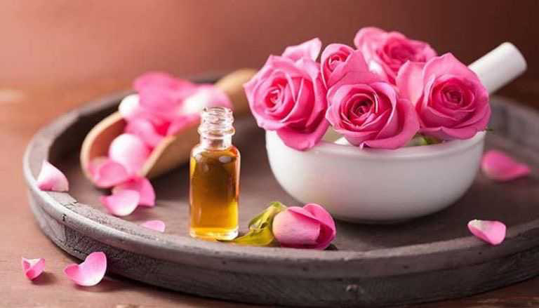 زيت الورد للشعر