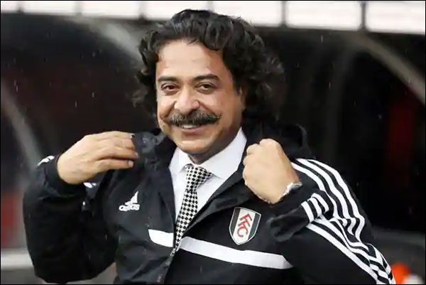 شهيد خان رئيس نادي فولهام