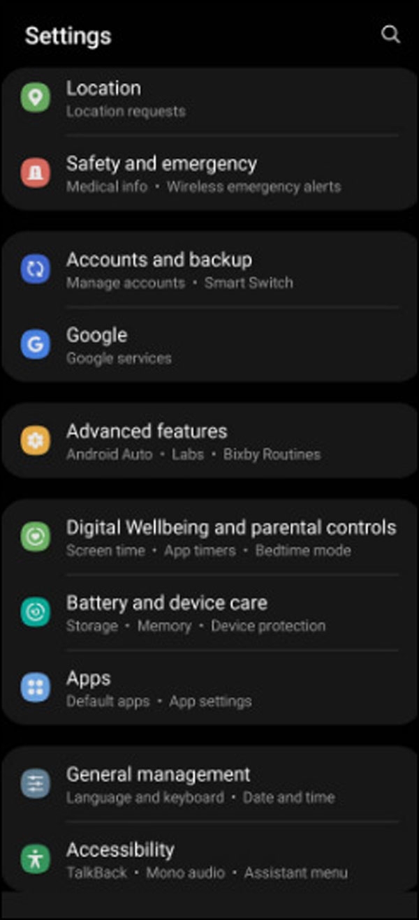 أخذ سكرين شوت على أندرويد باستخدام الإيماءات