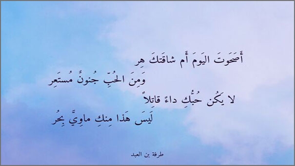 أصحوت اليوم أم شاقتك