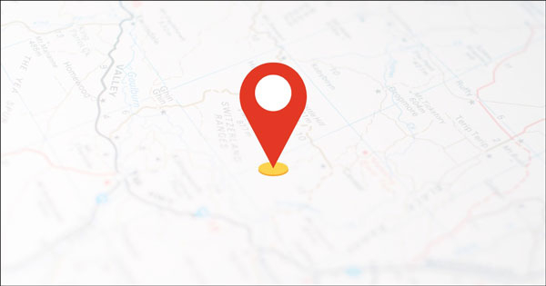 صورة توضيحية لشعار الموقع على الخريطة