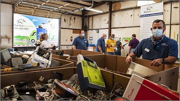 إعادة تدوير النفايات الإلكترونية