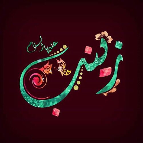 صورة مزخرة لاسم زينب