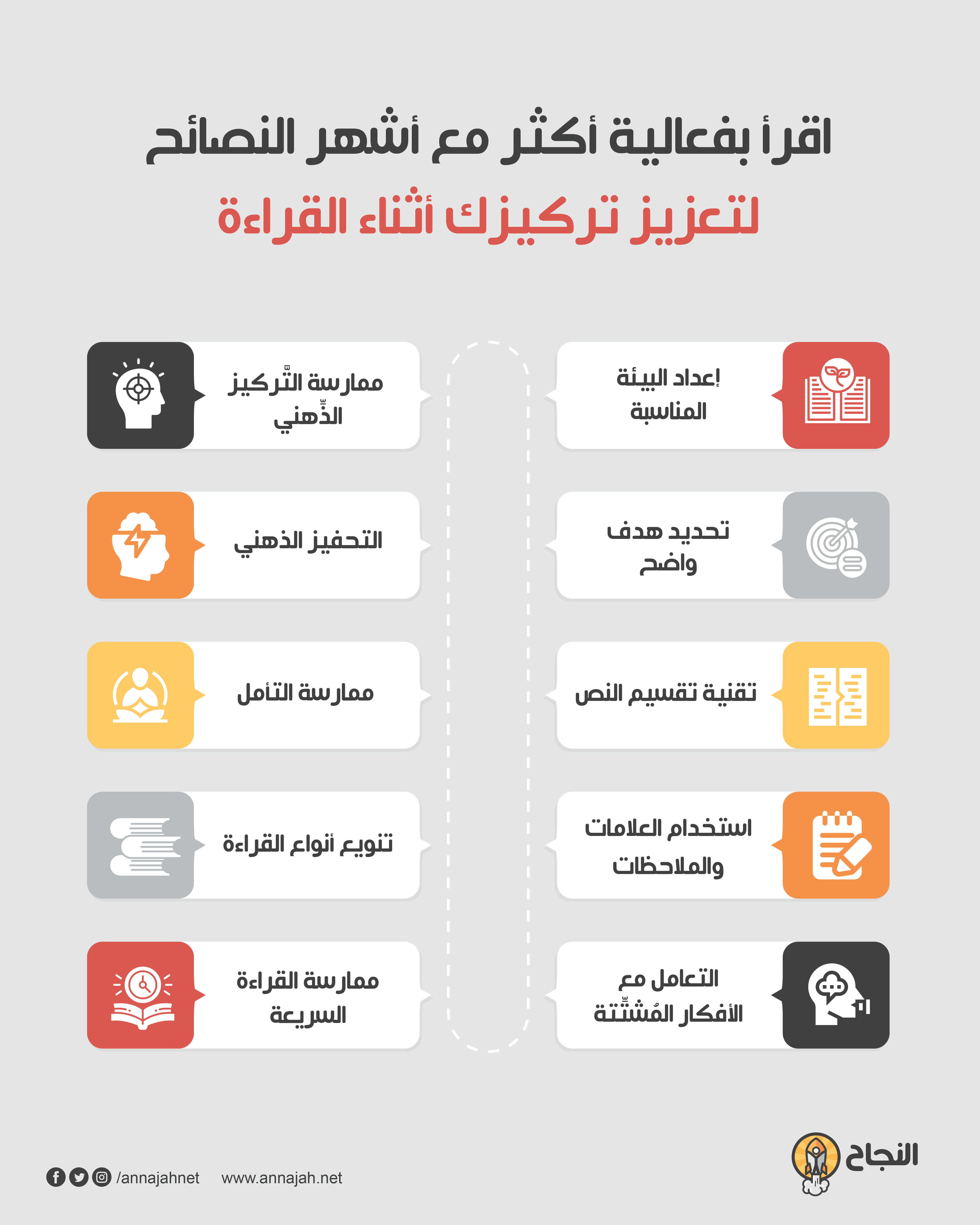 اقرأ بفعالية أكثر مع أشهر النصائح لتعزيز تركيزك أثناء القراءة