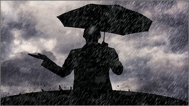 الدعاء عند نزول المطر