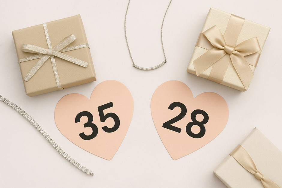 العلاقة بين فرق العمر واختيار الهدايا