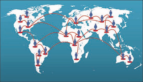 تقريب المسافات بين دول العالم