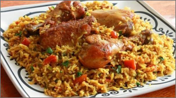 منسف المجبوس بالدجاج