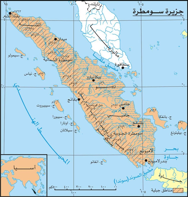 الموقع والمساحة