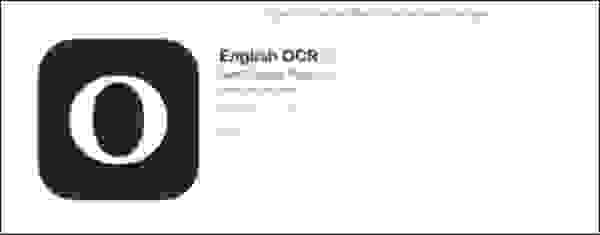 برنامج English OCR