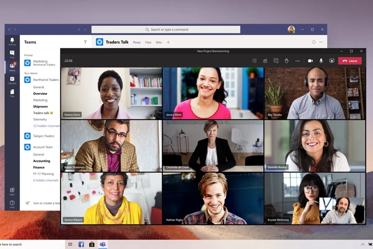 تطبيق (Microsoft Teams)