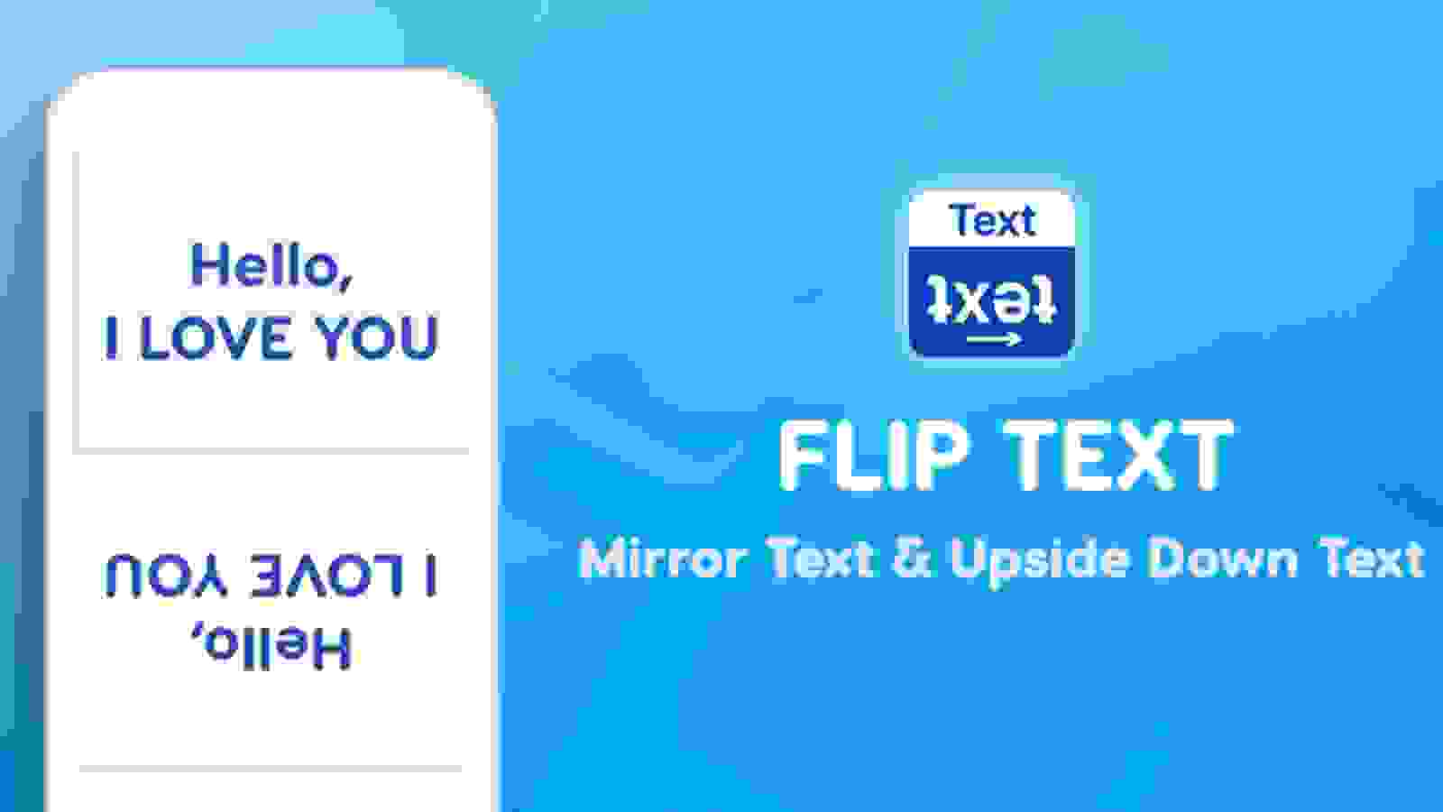 تطبيق Flip text