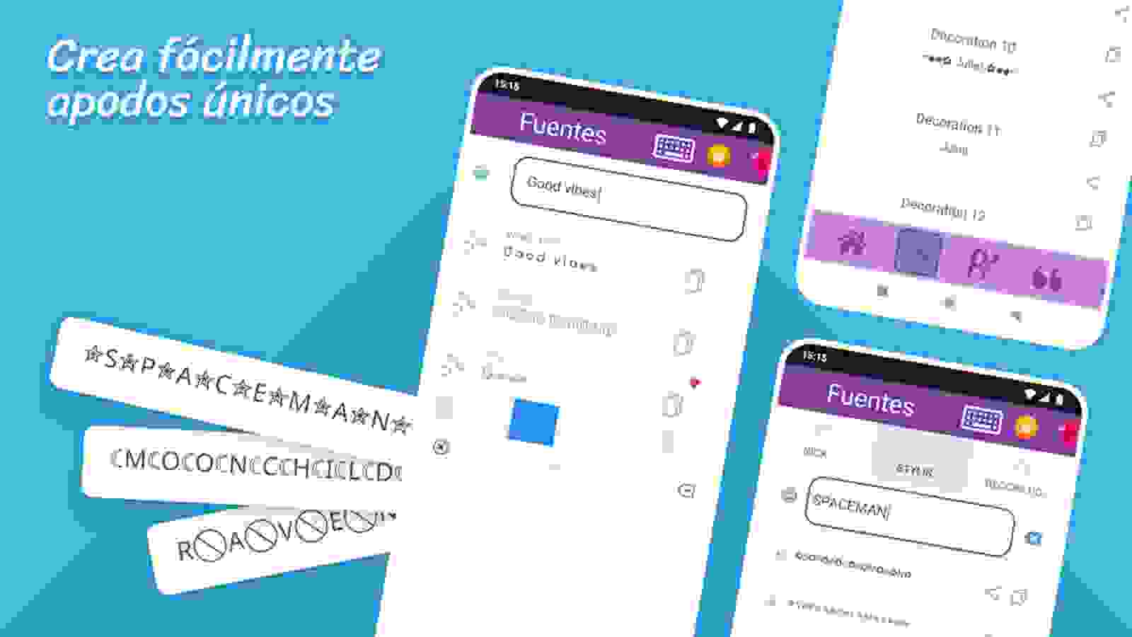 تطبيق Fuentes de Letras Bonitas