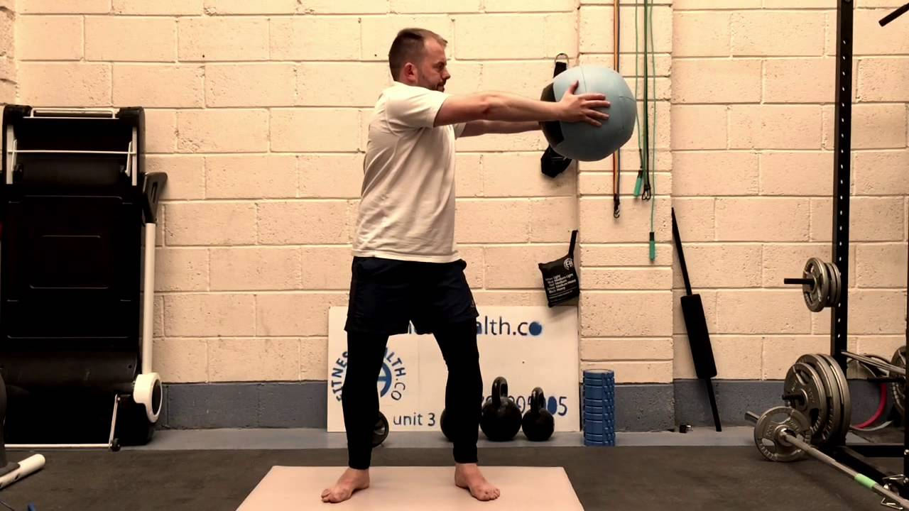 تمرين دوران الجذع