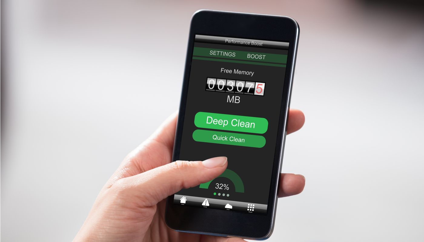 تنظيف ذاكرة الهاتف