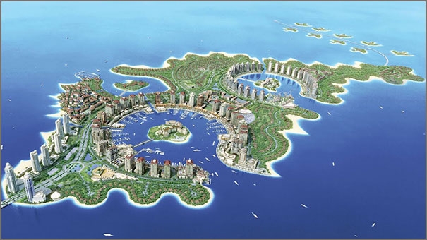 جزيرة اللؤلؤة في دولة قطر