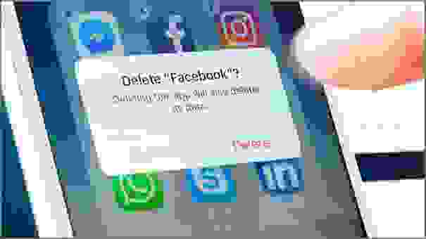 حذف تطبيق الفيسبوك