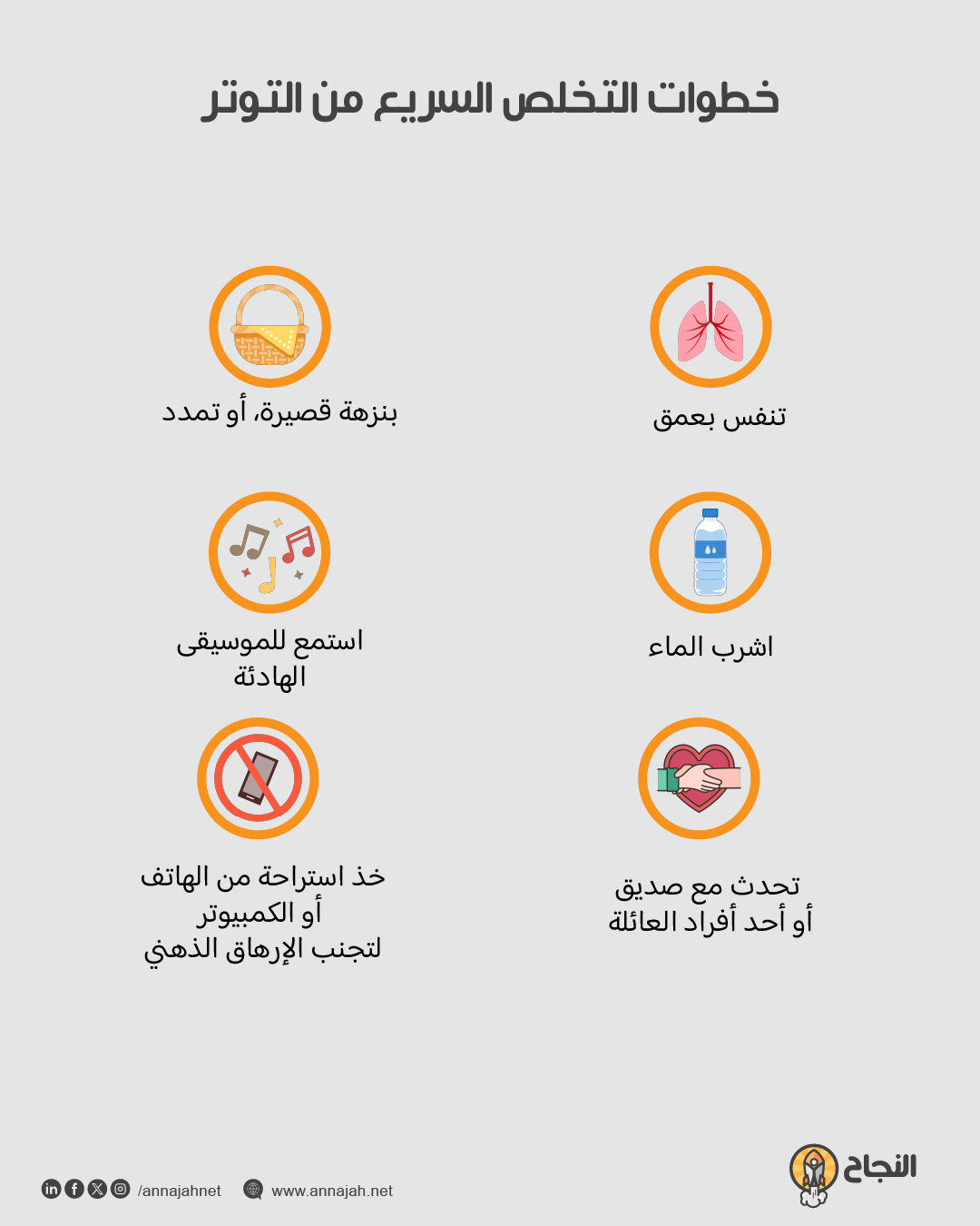 خطوات علاج التوتر بسرعة